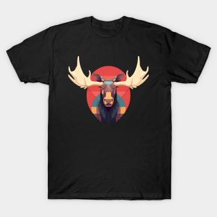 Cool Moose, Forest Animal T-Shirt